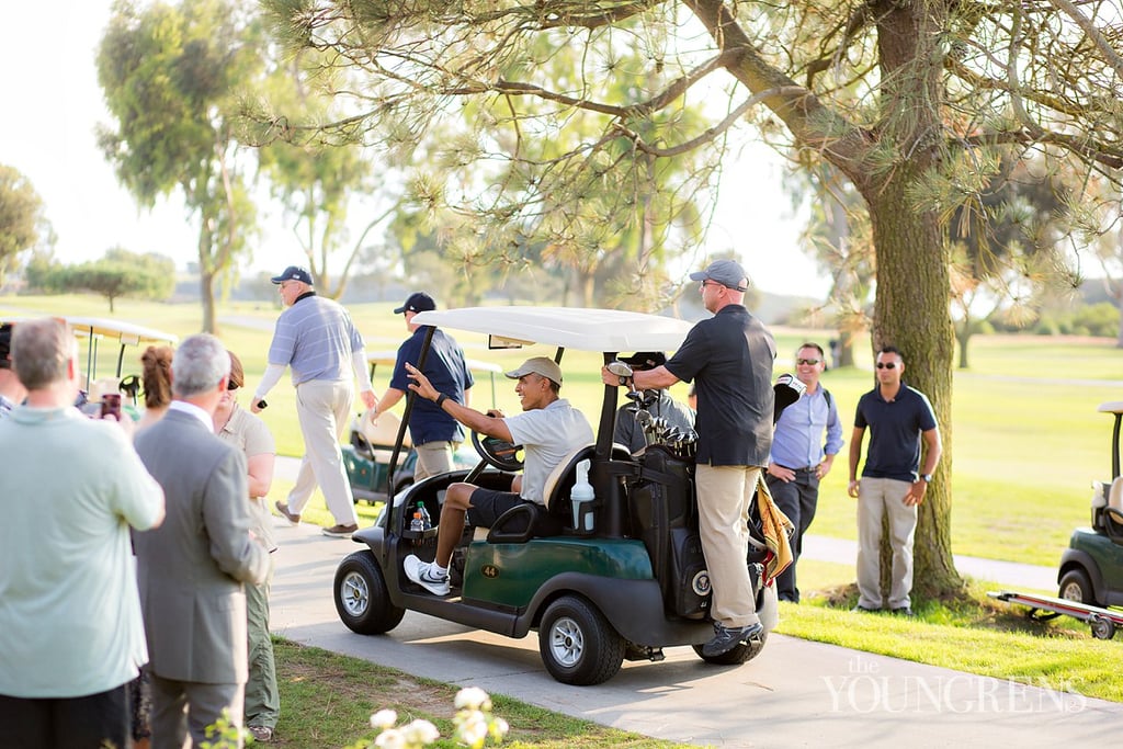 Obama Crashes Wedding in San Diego