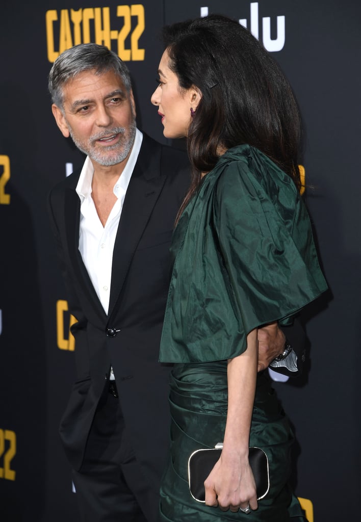 George and Amal Clooney at Catch-22 Premiere