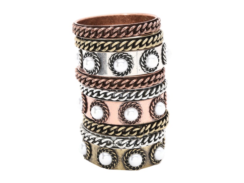 Gypsy Soule Mixed Metal Bangle Set