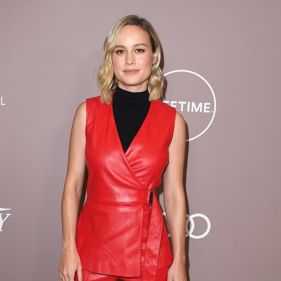 Brie Larson Holds a Pull-Up With a Weighted Chain