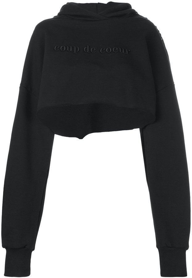 Coup De Coeur Logo Cropped Sweatshirt