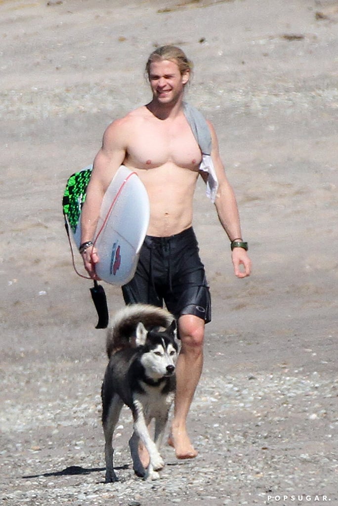 Chris Hemsworth Shirtless Pictures