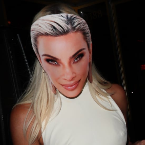 Khloé Kardashian Wears Kim Mask at Sister's 43rd Birthday