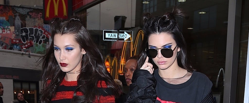 Kendall Jenner and Bella Hadid Anna Sui Show Fall 2017