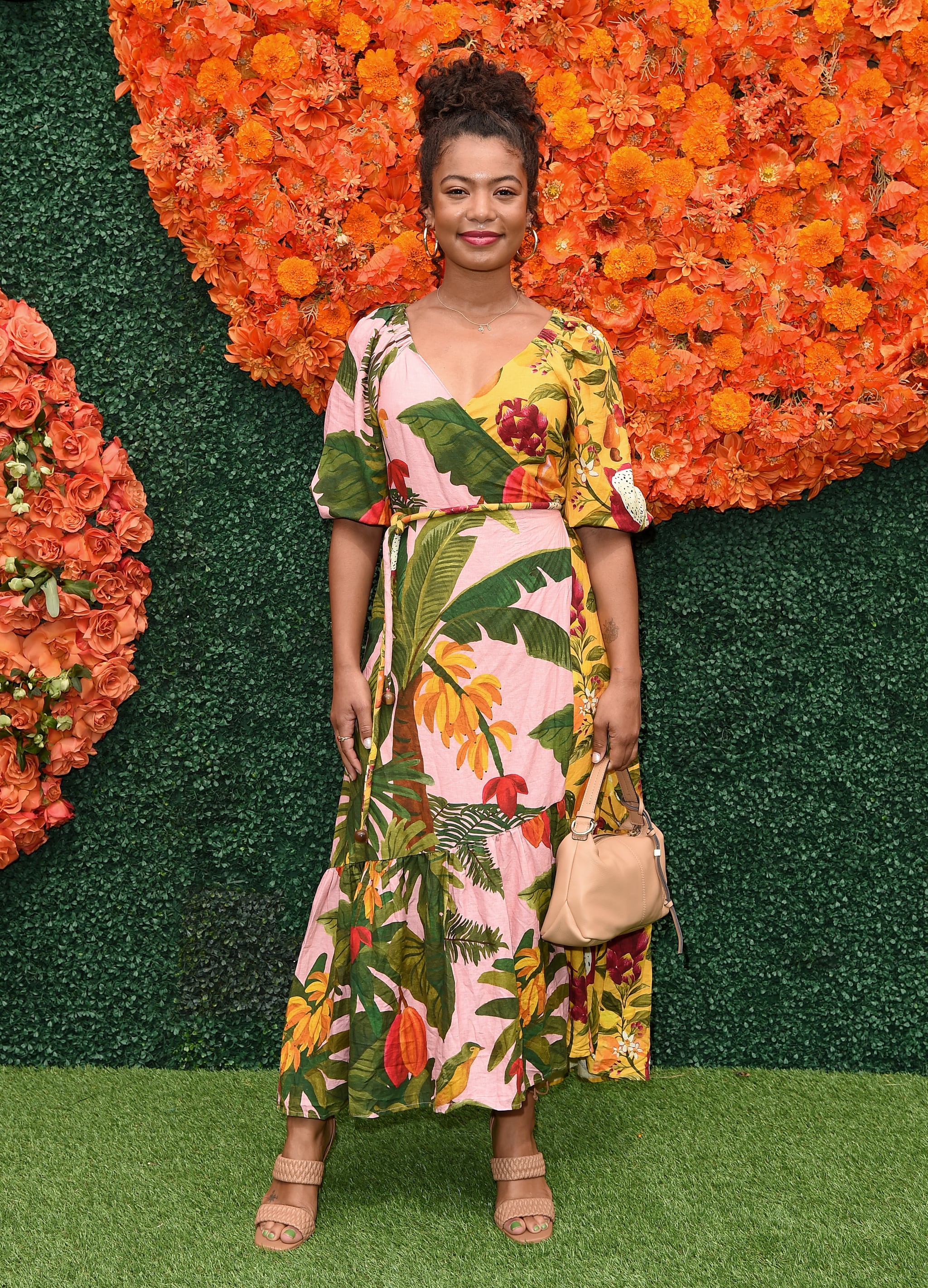 PACIFIC PALISADES, CALIFORNIA - OCTOBER 02: Jaz Sinclair attends the Veuve Clicquot Polo Classic at Will Rogers State Historic Park on October 02, 2021 in Pacific Palisades, California. (Photo by Axelle/Bauer-Griffin/FilmMagic)