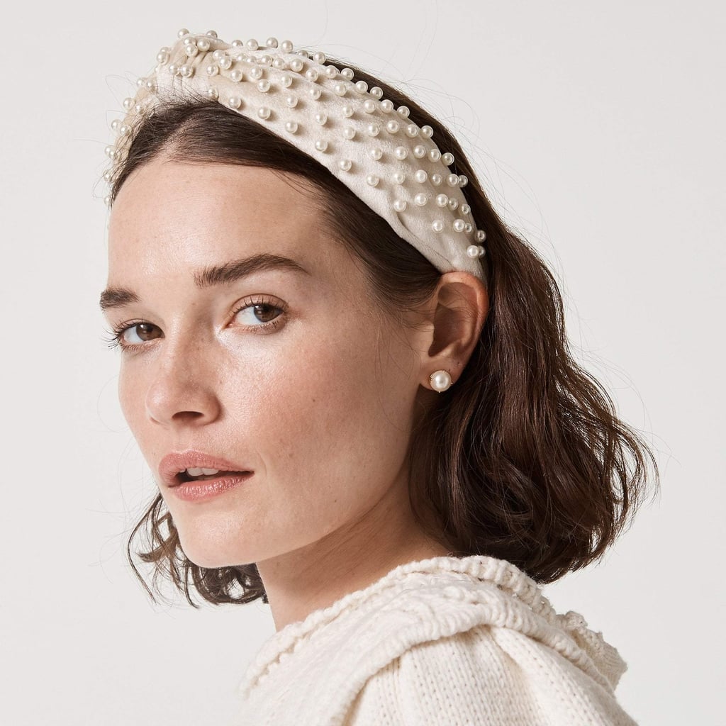 June Ivory Pearl Headband