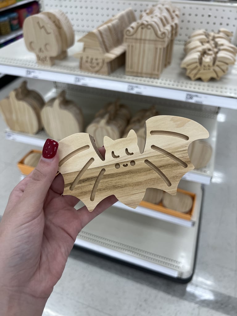 A Cute Craft: Freestanding Halloween Wood Bat