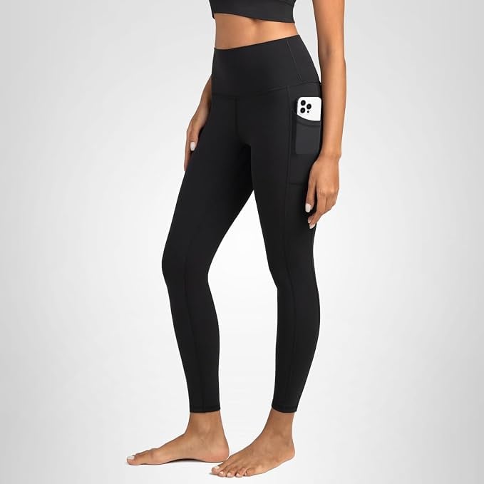 Colorfulkoala High Waisted Tummy Control Workout Leggings 7/8 Length