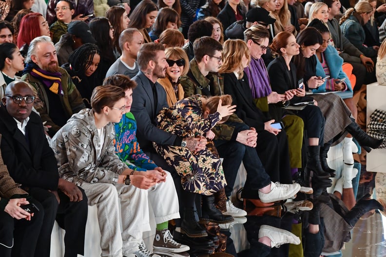 The Front Row at Victoria Beckham's Fall/Winter 2020 London Fashion Week Show