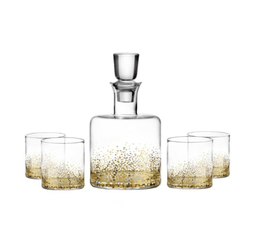 Whiskey Decanter and Whiskey Glasses