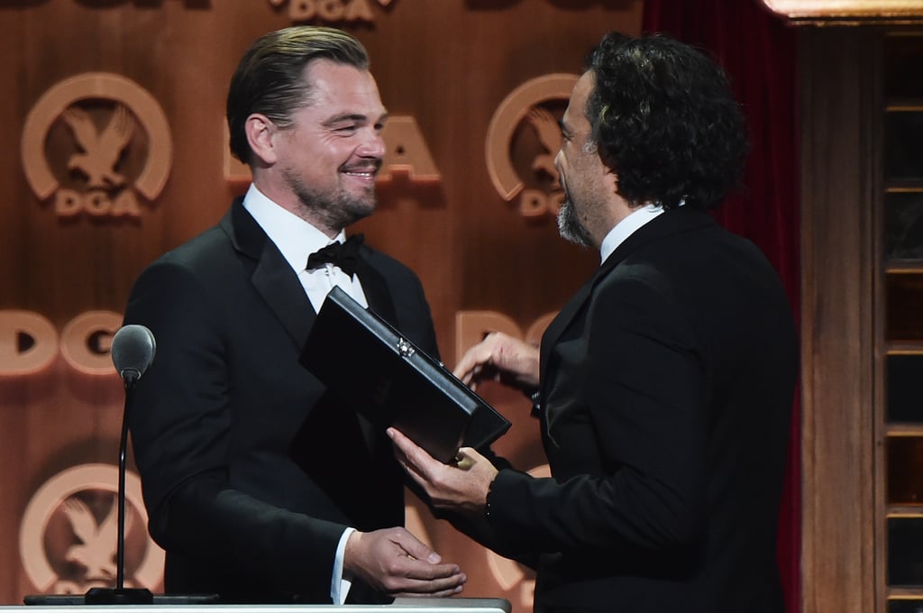 Pictured: Leonardo DiCaprio and Alejandro González Iñárritu
