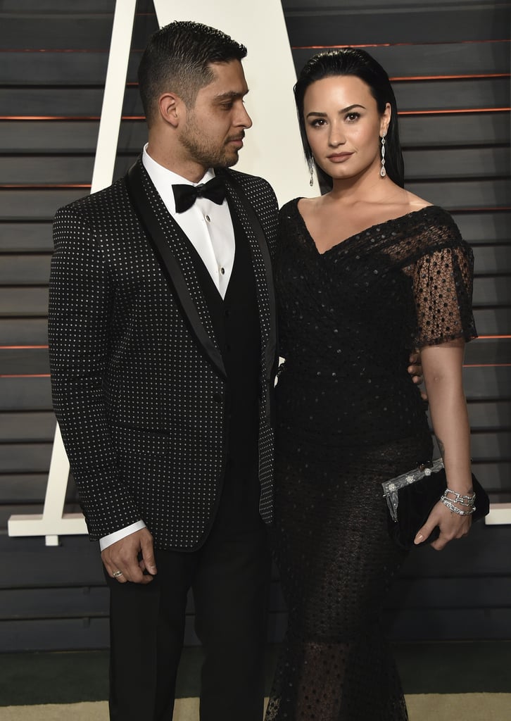 Demi Lovato Dress at Oscars Vanity Fair Party 2016