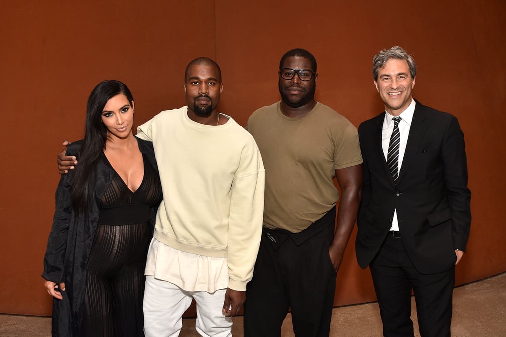 Pregnant Kim Kardashian and Kanye West at LACMA | Photos
