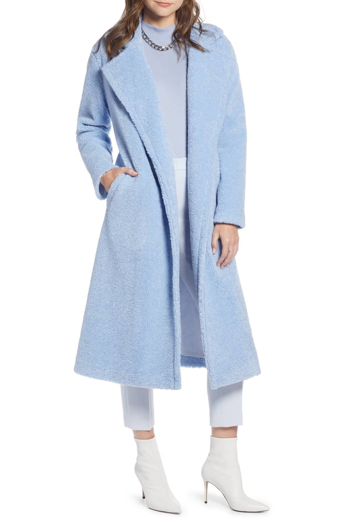 Something Navy Teddy Faux Fur Coat