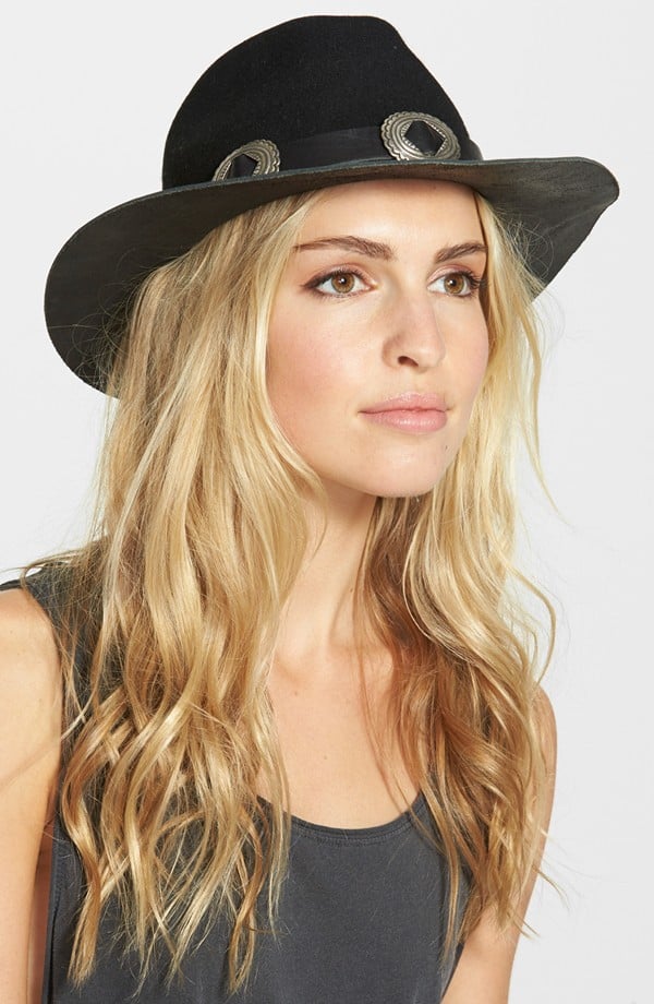 A girl can never have too many fedoras, right? And with the band of extra hardware on this The Kooples hat ($265), I know I'd keep this style in full rotation all season long.
— Sarah Wasilak, editorial assistant