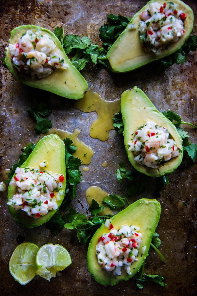 Shrimp-Ceviche-Stuffed Avocados