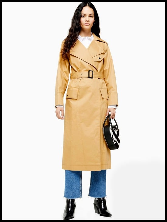 Topshop Belted Trench Coat