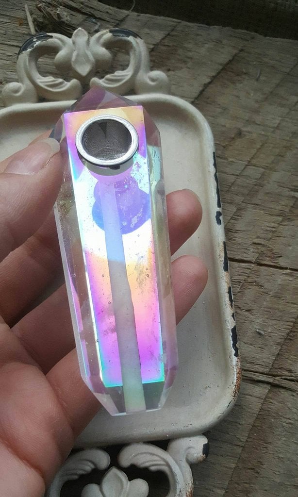Angel Aura Quartz Crystal Pipe ($120; currently sold out)