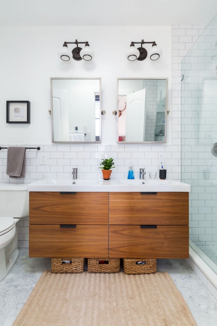 Floating Bathroom Vanities and Sinks