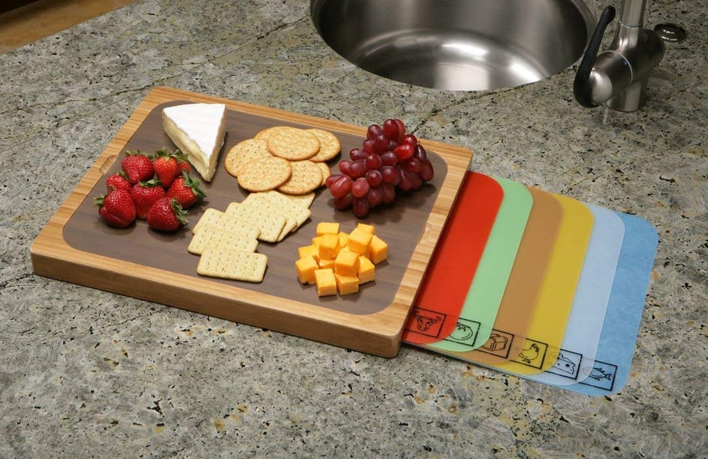 Seville Classics Easy-to-Clean Bamboo Cutting Board