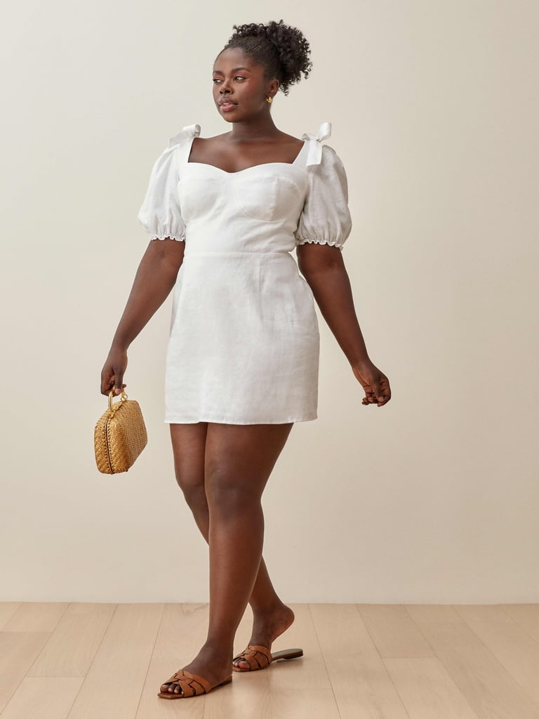 Reformation Spring Linen Dress Es
