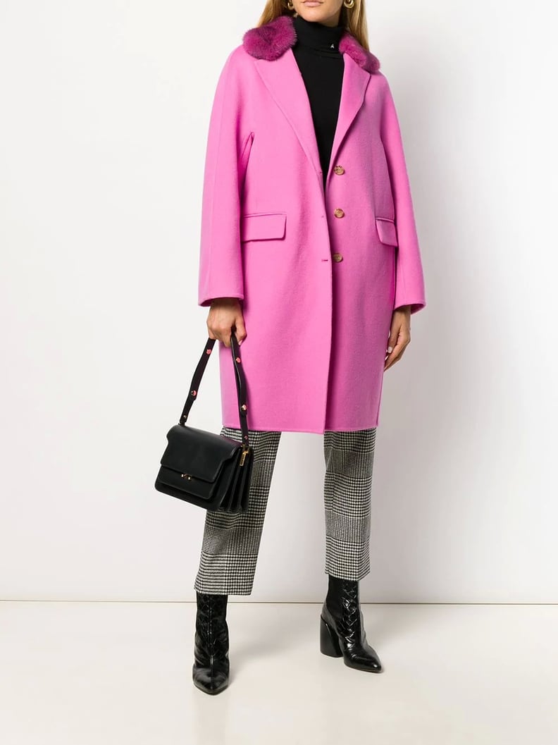 Ermanno Scervino Fur Collar Coat