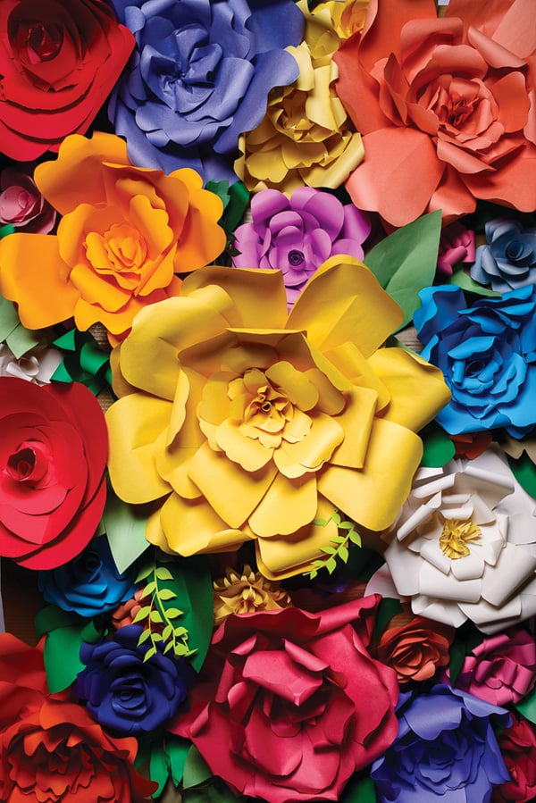 Colorful Paper Flowers