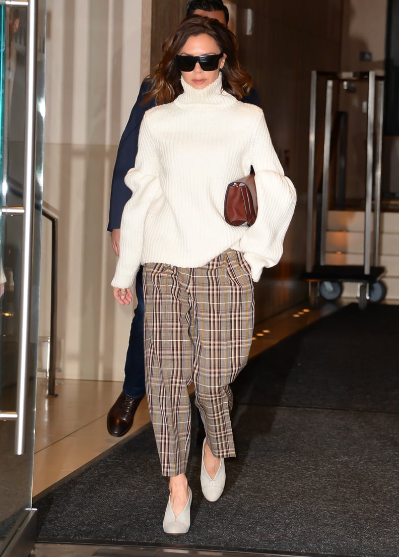 Victoria Wearing Her Plaid Pants in New York