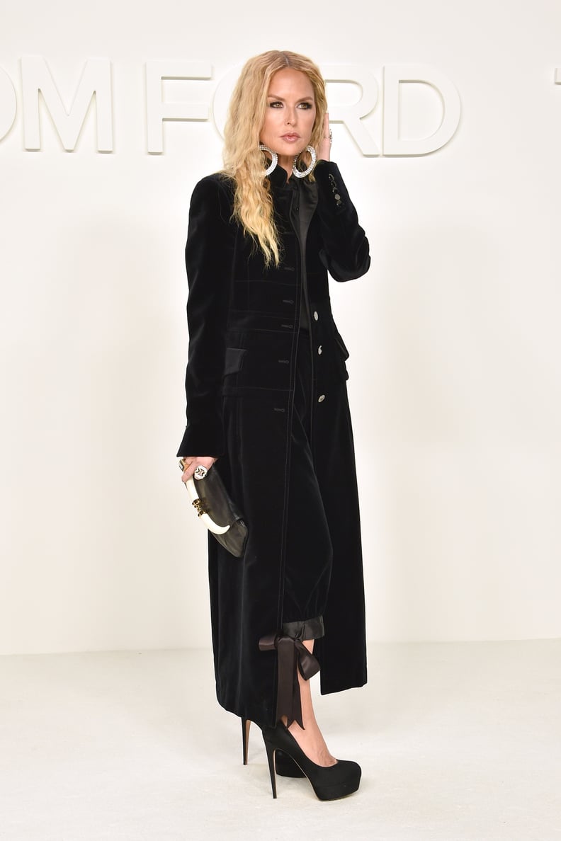 Rachel Zoe at the Tom Ford Fall 2020 Show
