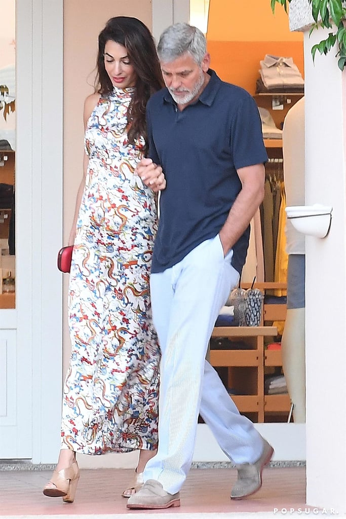 George and Amal Clooney Holding Hands in Italy June 2018