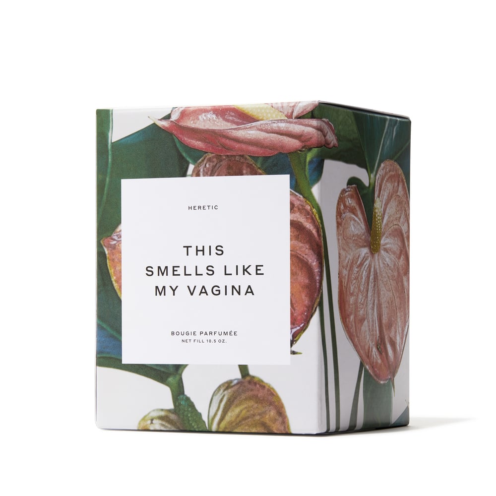 The Candle Comes Packaged in a Pretty Floral Box