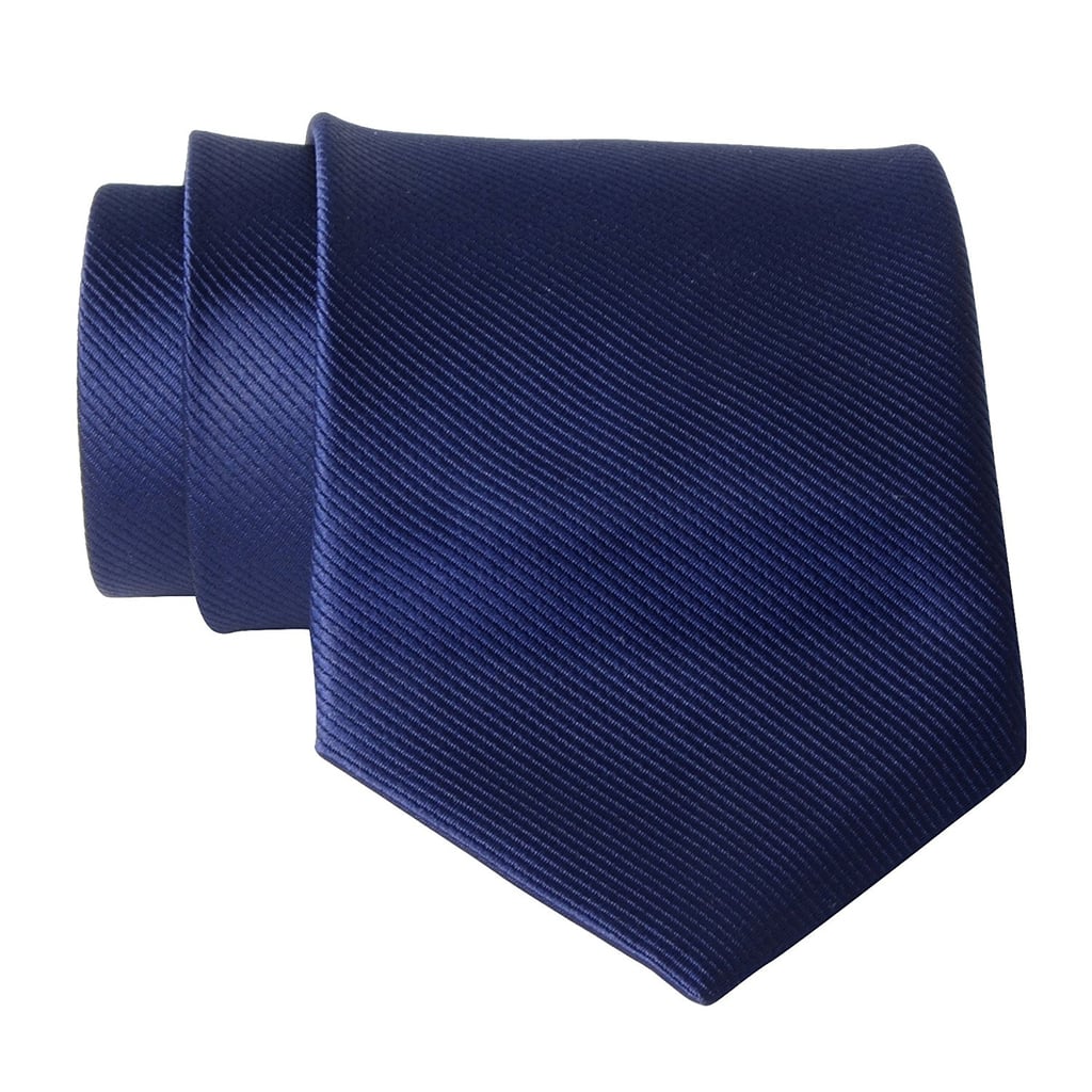 QBSM New Polyester Textile Men's Neckties Solid Color Neck Ties For Men ...