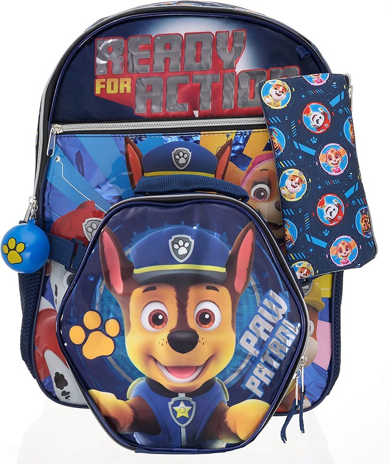 For Matching Gear: Paw Patrol 5 Piece Ready for Action Backpack Set