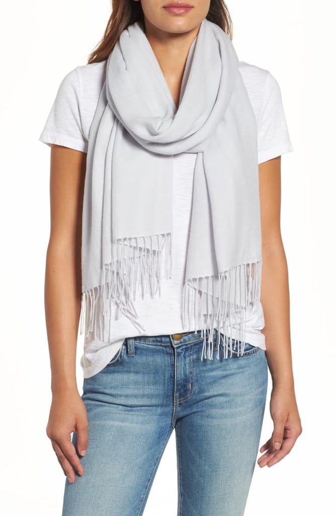 Nordstrom Tissue Weight Wool & Cashmere Scarf