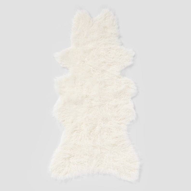 Something Furry: Threshold Faux Fur Sheepskin Throw Blanket