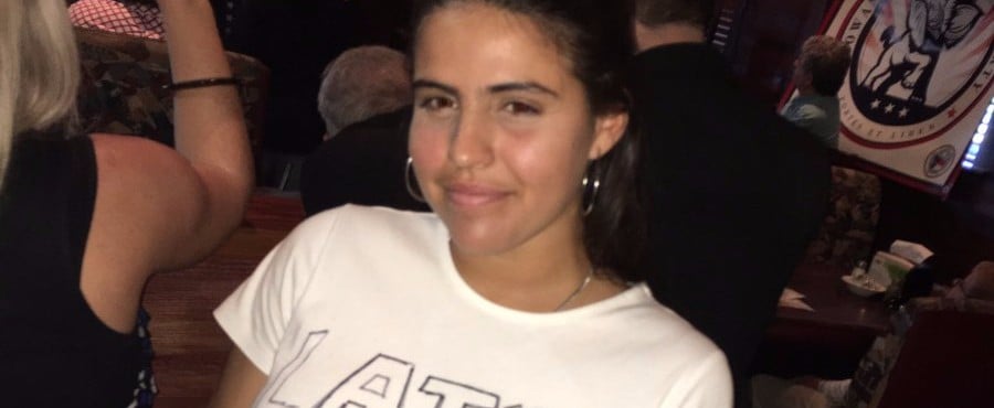 Latina Wears Anti-Trump Shirt to Trump Rally