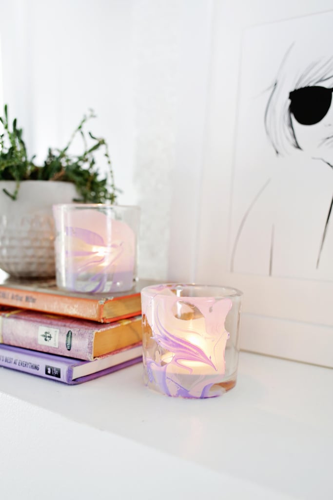 Marbled Candle Holder