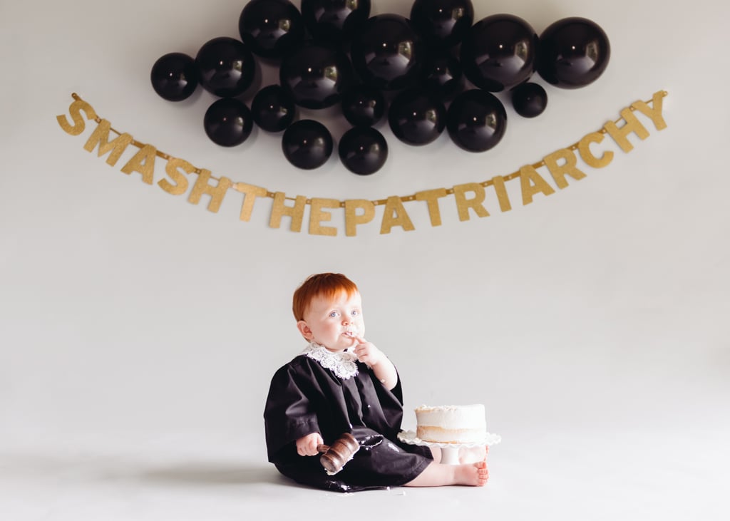 Smash the Patriarchy First Birthday Cake Smash