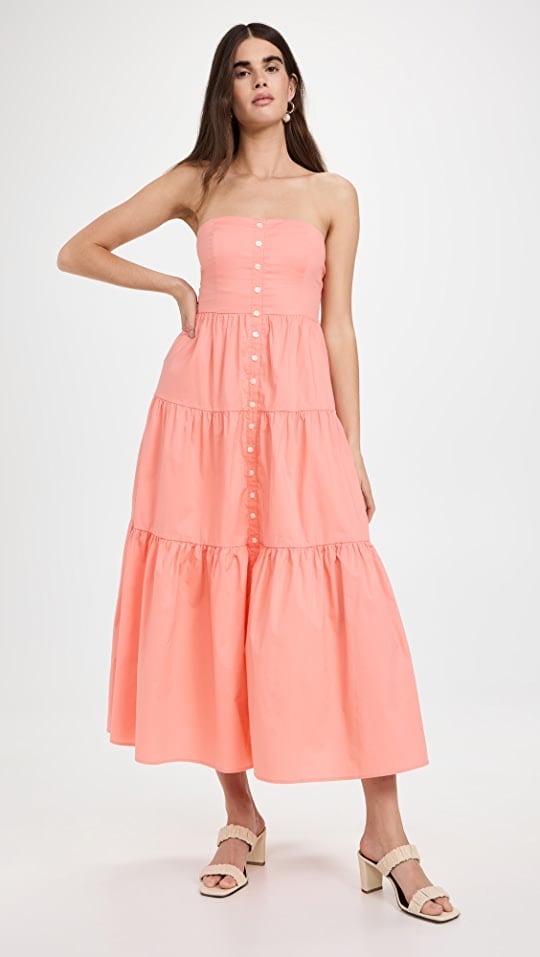 A Strapless Dress: Staud Elroy Dress