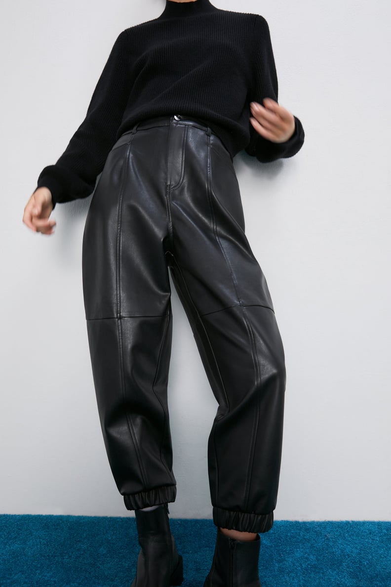 Zara Faux Leather Pants