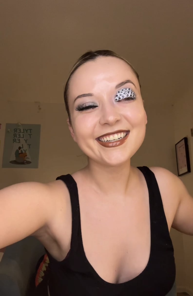 After Losing Half My Vision, Makeup Taught Me How to Love My Eye Again, Beauty, chandler plante, disability, eye, identity, Losing, Love, makeup, personal essay, popsugar, standard, taught, TikTok, vision