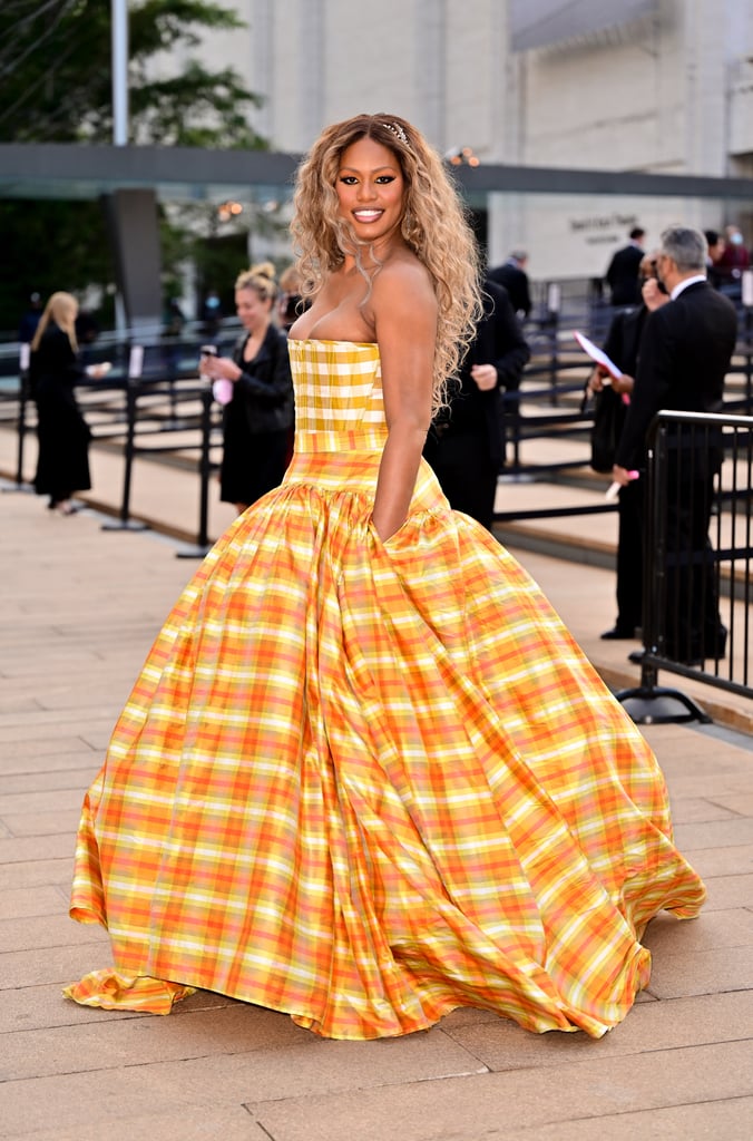 Laverne Cox Wore a Plaid Gown to New York City Ballet Gala