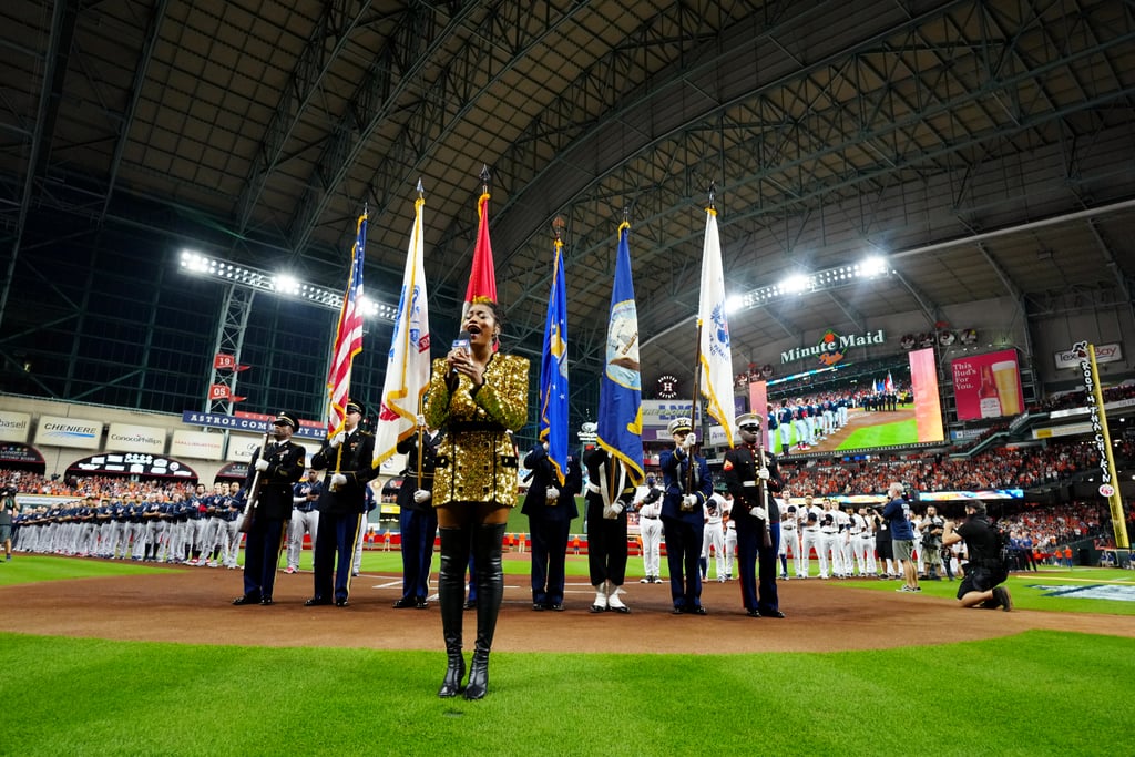 Keke Palmer Performing the National Anthem at the World Series