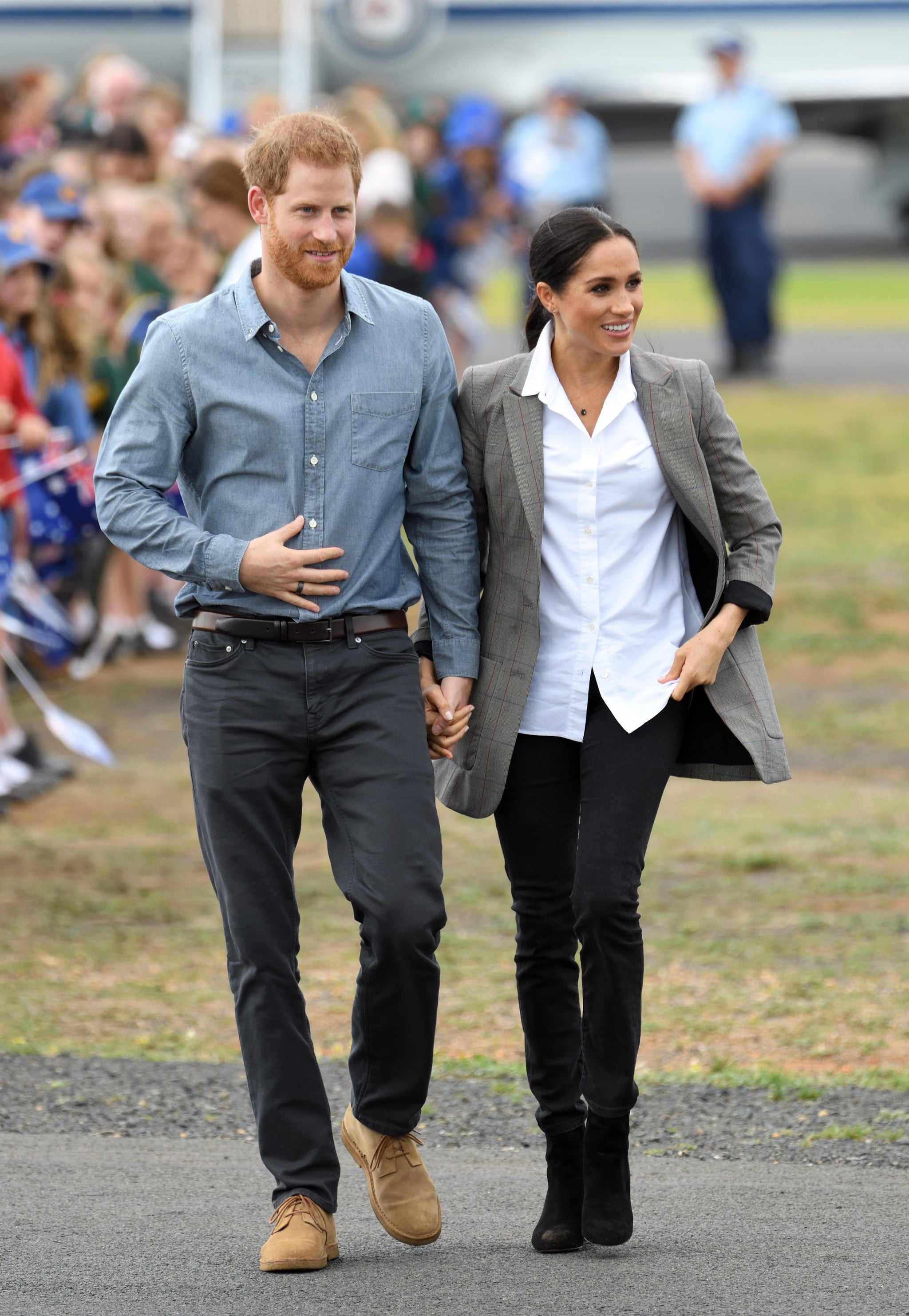 Meghan Markle Wearing Serena Williams Clothing Line Popsugar Fashion