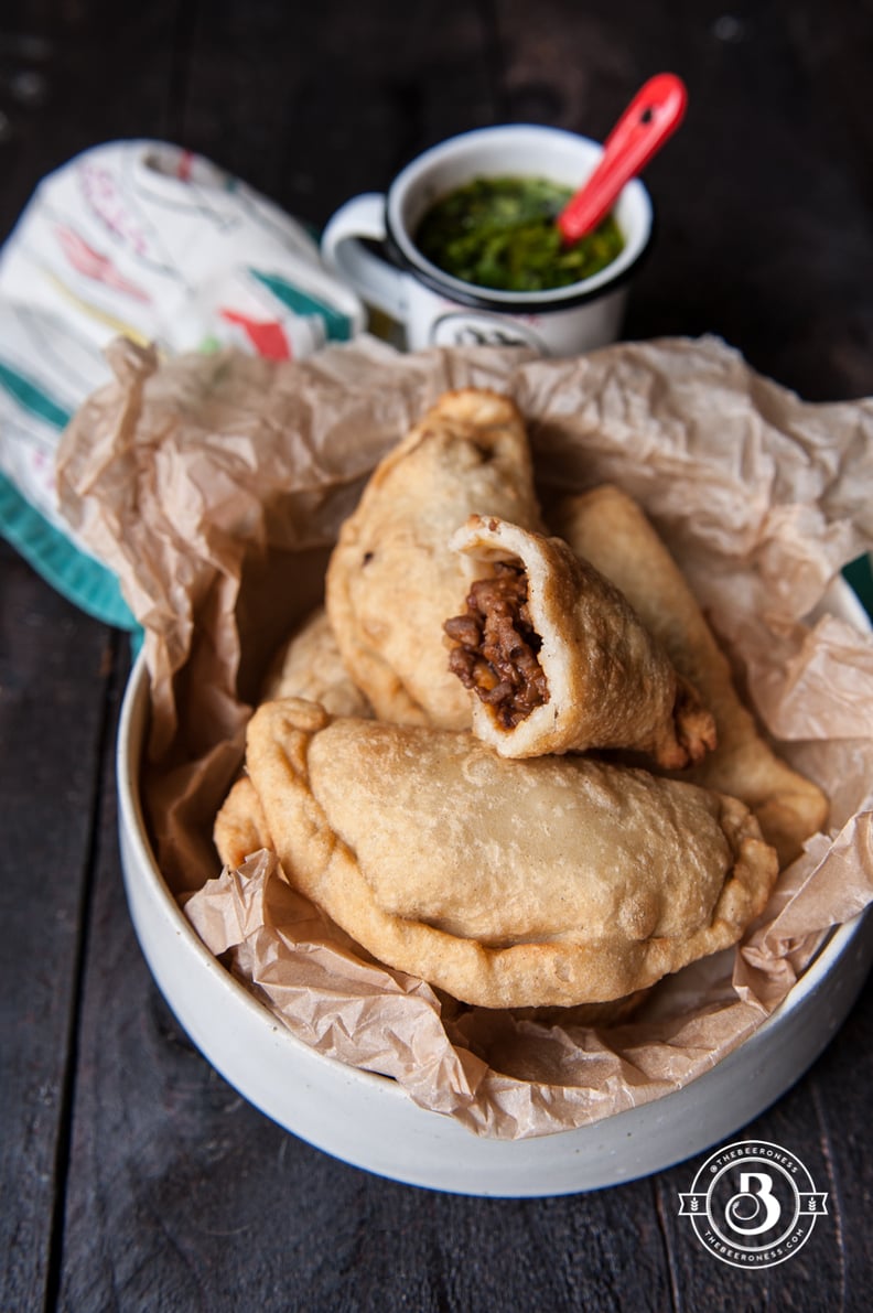 Braised Pork and Black Bean Empanadas