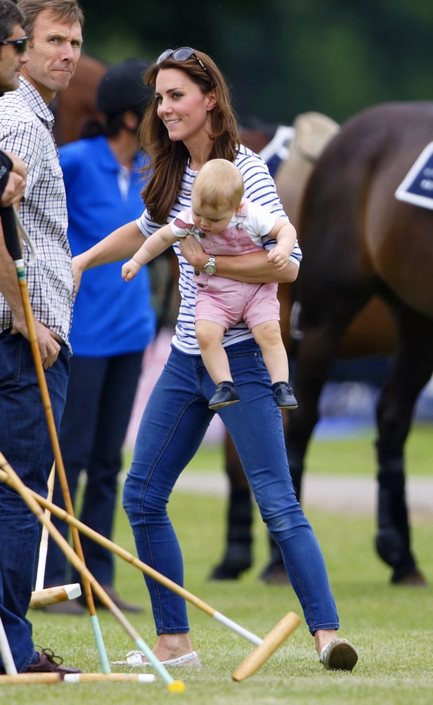 Prince George Crawls at Polo Match | Pictures