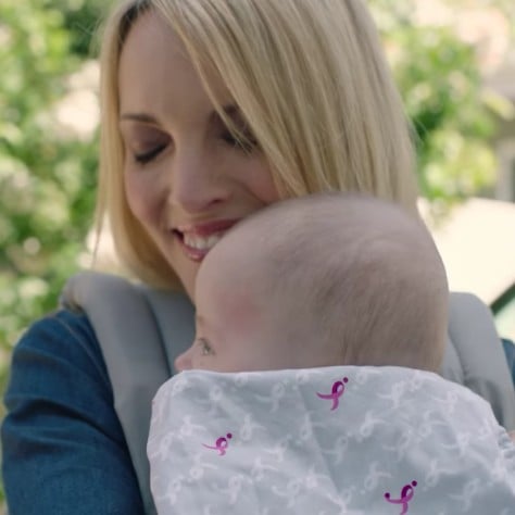 Breast Cancer Survivor Using Baby Carrier For the First Time