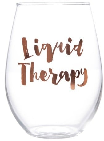 Slant Collections 'Liquid Therapy' Stemless Wine Glass