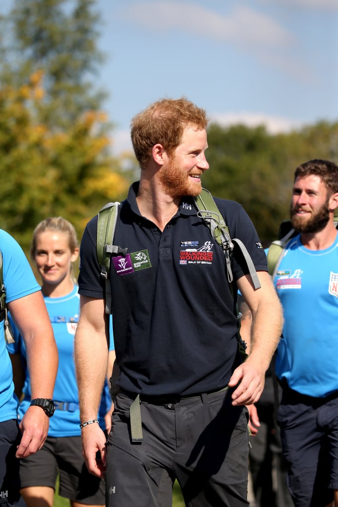 Prince Harry Walking the Wounded's Walk of Britain