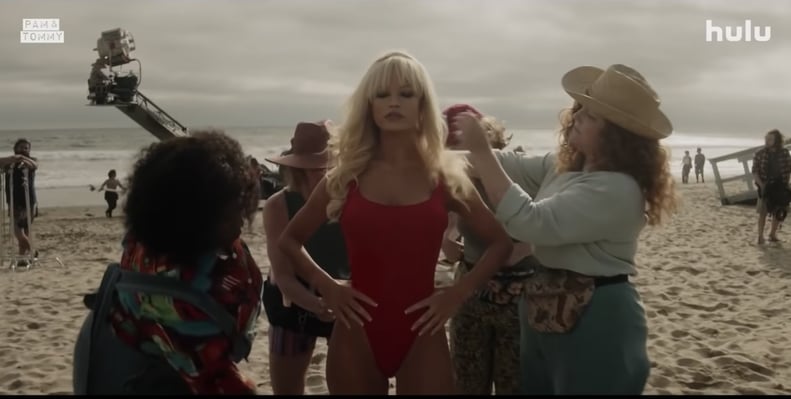 Lily James as Pamela Anderson